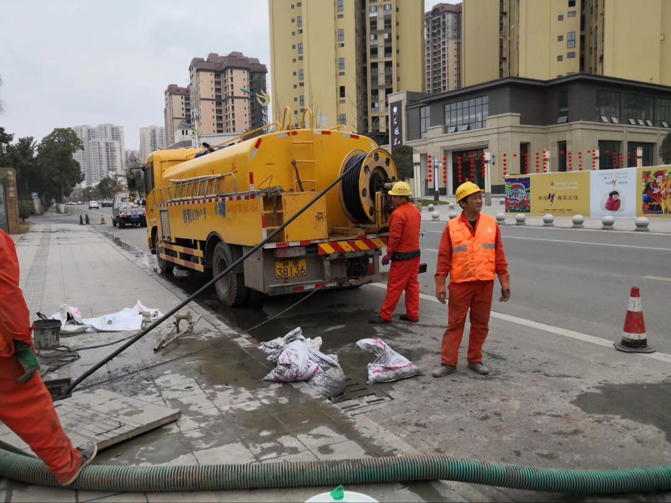 墨脱排污管道清淤-管道清洗
